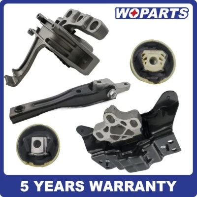 5PCS Engine Motor & Trans Mount Set Fit for Audi A3, A3 Quattro L4-2.0L - Image 1 of 4