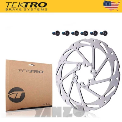TEKTRO Bike Disc Brake Rotor TR160/180 6 Bolt with Bolts Included US Stock - Image 1 of 4