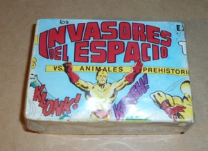 Unopened Box 200 Sealed Envelopes Cards Los Invasores del Espacio /VNZLA 80sUFO - Picture 1 of 7