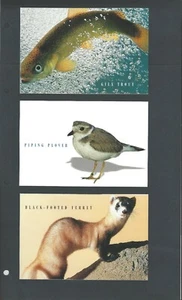 UX264-UX278 Endangered Species Complete Set Of 15 Mint Size 6" X 4" - Bild 1 von 5
