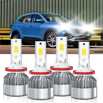 4x Bombillas LED altas bajas H11 H11 para Ford SSV híbrido enchufable 2019-2020 Foto 1 de 4