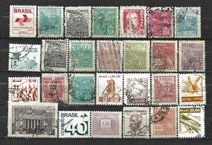 BRAZIL 27 VARIOUS, USED - Picture 1 of 1