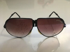 FERARRI Sunglasses Mens Folding Aviation with Original Case - Picture 1 of 6