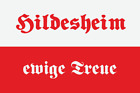Aufkleber Hildesheim ewige treue Flagge 30 x 20 cm Autoaufkleber Sticker