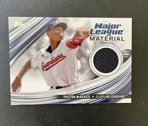 2023 Topps Triston McKinzie #MLM-TM Major League Materials Cleveland Guardians - Picture 1 of 2
