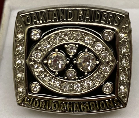 1980 Oakland Raiders Super Bowl Championship “Jim Plunkett” fans Custom Ring Cover