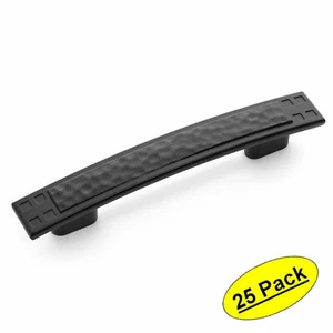 *25 Pack* Cosmas Cabinet Hardware Flat Black Modern Handle Pulls #10557FB - Picture 1 of 1