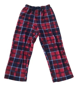 ST EVE Boy's Plaid Sleep Pant Microfleece Pajama Bottoms, Size 7 - Picture 1 of 6