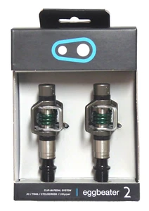 Crankbrothers Eggbeater 2 Pedals, Green Spring - Picture 1 of 2