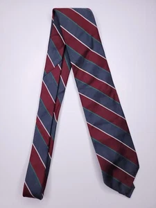 Lord & Taylor Mens Formal Necktie 56"Lx3"W Maroon/Gray Neck Tie - Picture 1 of 5