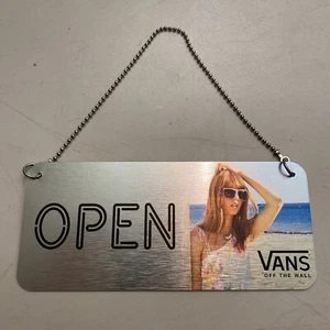 Vans Skate Shop Open / Close Sign - Picture 1 of 3