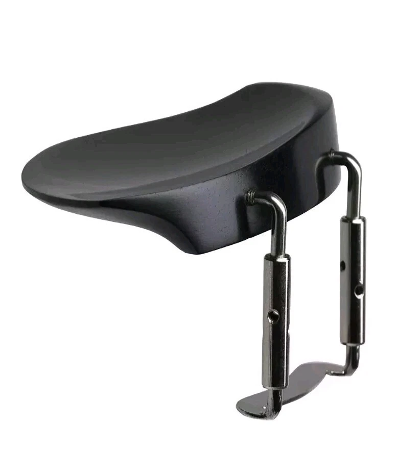New Becker BCR1 Violin Chin Rest for 4/4-3/4 Size Ebony Kaman Music Instrument  - Image 1 of 4