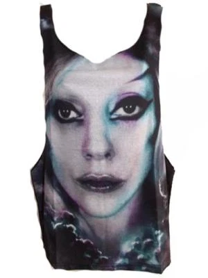 NEW LADY GAGA Youth JUNIORS Girls Sizes S-M Concert Tank Top Shirt - Image 1 of 4