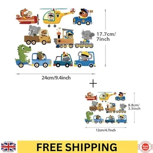 Kids Cartoon Iron On Transfers Patches Decals Thermal Stickers T Shirts Jackets - Picture 1 of 11
