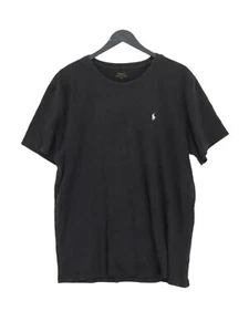 Ralph Lauren Men's T-Shirt XXL Black 100% Cotton Basic - Picture 1 of 7
