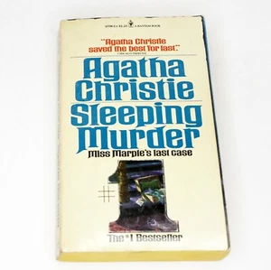 Sleeping Murder by Agatha Christie 1977 VTG PB Bantam 10706-2 Unpunched Keyhole - Picture 1 of 8
