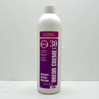Crema L'Oréal Oreor 30 volúmenes desarrollador 16 oz - rica fórmula cremosa Foto 1 de 3