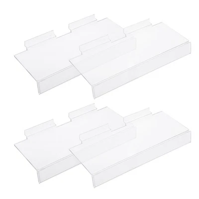  4 Pcs Porta Scarpe Trasparenti Espositore Del Display Per Trasparente - Immagine 1 di 4