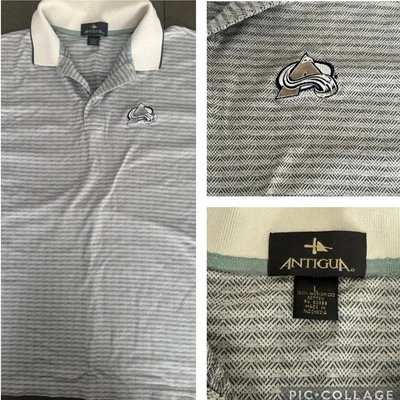 Polo Colorado Avalanche Marca Antigua 100% Algodón Mercerizado Grande De Colección Foto 1 de 4