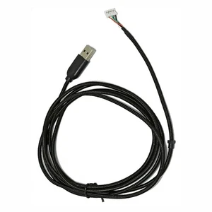 Cavo USB Mouse Filo per Linea Topi G600 Ricambio Pelle di Serpente Intrecciato - Foto 1 di 6
