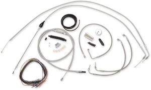 LA CHOPPERS Handlebar Cable/Brake Line Kit - Complete - Mini Handlebars - - Picture 1 of 1