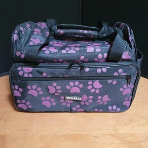 Wahl GROOMER PINK PAW PRINT TOTE BAG Tool,Clipper,Blade Storage Grooming Case ** - Picture 1 of 21