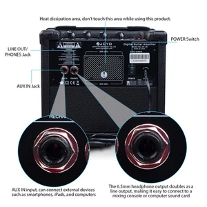 Electric Guitar Amp 15W Speaker Delay Reverberation Effects Acoustic VEYR - Picture 1 of 9