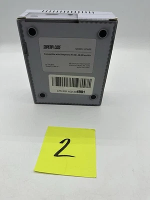 Raspberry Pi 3 B + w/ Super Pi SNES case w/ fan and OEM Pi Power Supply RETRO - Image 1 of 4