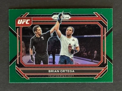 2023 Panini Prizm UFC Green Prizm Brian Ortega #48 - Image 1 of 2
