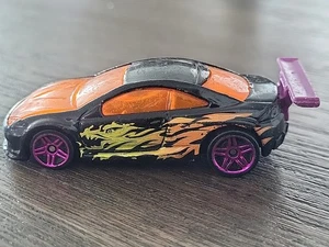 Hot Wheels 2001 Custom Cougar 68 Mercury Dragon Design Purple Wheels Diecast Car - Imagen 1 de 7