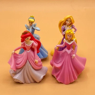 Disney Princess Figure Lot Cake Topper Birthday Character Decoration PVC 2.75” - Image 1 of 4