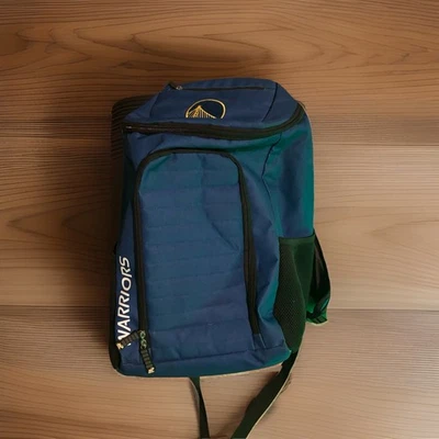 Golden State Warriors Blue Backpack NBA Team Logo Sports Bag Used - Image 1 of 4