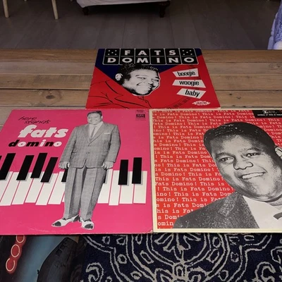 Fats Domino 3 LP lot: all 3 n. mint : Here Stands + This is + Boogie Woogie Baby - Image 1 of 4