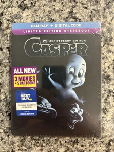 CASPER 25TH ANNIVERSARY EDITION BLU-RAY BEST BUY EXCLUSIVE STEELBOOK - Picture 1 of 3