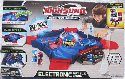 BIG Monsuno Arena Play Set Electronic Battle Station Case Set Ramps Lights NEW - Image 1 of 2