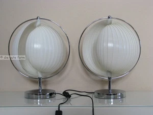 Kare Design - Munich Germany - -- MOON - 2x TISCHLEUCHTE 40 cm -- - Top Zustand - Bild 1 von 15
