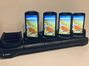 4 x Zebra Motorola Symbol TC52X Barcode 2D Scanner Android TC520K TC52 + cradle - Picture 1 of 24
