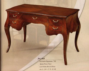 SCRIVANIA SCRITTOIO INTARSIATA  - Foto 1 di 1