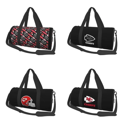 Kansas City Chiefs Travel Bag Gym Sport Bag Duffle Carry on Luggage Bag Cover