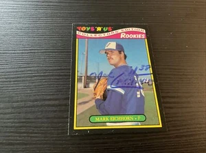Mark Eichhorn autographed Baseball Card 1987 Topps Toys R Us Rookies #10 - Picture 1 of 2