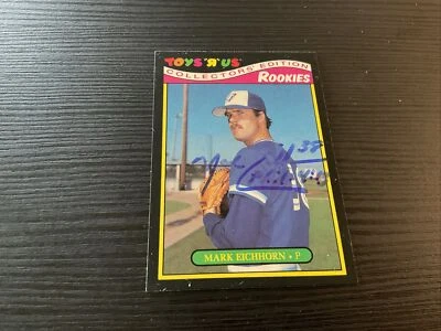 Mark Eichhorn autographed Baseball Card 1987 Topps Toys R Us Rookies #10 - Image 1 of 2