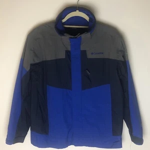 Columbia BUGABOO Omnitech Blue/Gray Winter Jacket Coat Youth Size 14/16 - Picture 1 of 15