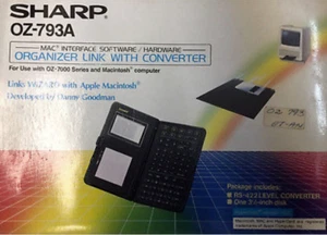Lien organisateur Sharp OZ-793A avec convertisseur par Danny Goodman (TOUT NEUF !) - Photo 1 sur 5