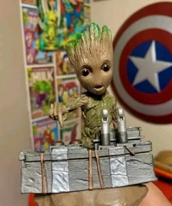 Marvel 🏵Guardians of The Galaxy 🪴Groot Statue Modell Avengers 17.5cm - Bild 1 von 7