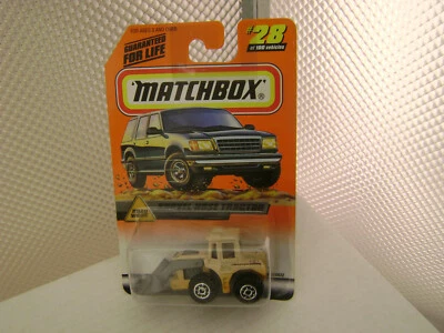 1998 MATCHBOX SUPERFAST #28 ROAD WORK SHOVEL NOSE TRACTOR NEW ON CARD - Изображение 1 из 3