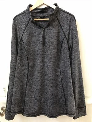 Pullover elástico activo rendimiento cuello falso cremallera 1/4 Torrid para mujer talla 3 Foto 1 de 3