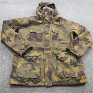 Burton Jacket Mens XL Green Camouflage Snowboarding Dryride Mountain Dew Coat - Picture 1 of 23