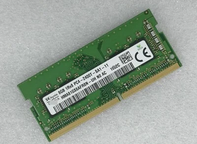 SK hynix 8GB DDR4 2400 Laptop SO-DIMM RAM 1Rx8 PC4-19200 for DELL HP Lenovo Acer - Image 1 of 4
