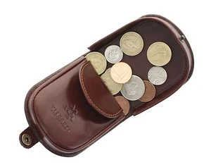 Cartera de monedas de cuero curtido vegetal colección Visconti MONZA TRY5 - Imagen 1 de 16