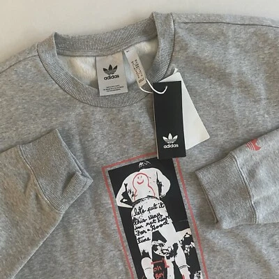 Adidas Shmoofoil Sweatshirt Men M Mark Gonzales Olympic Boxing Skater Crewneck - Image 1 of 4
